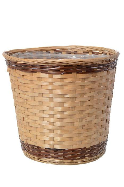 12" X 11" Bamboo Planter Natural