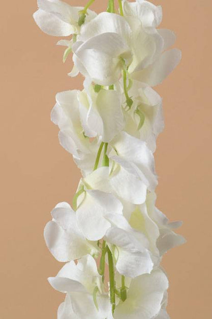 48" Wisteria Garland Cream Pkg/3