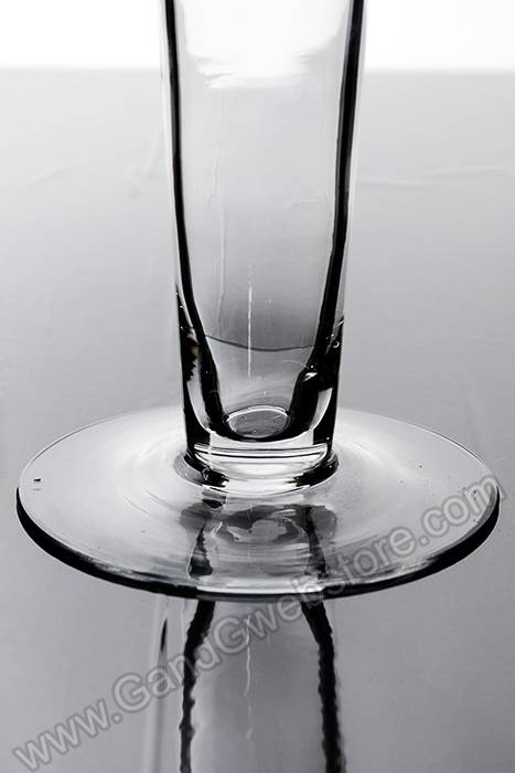10" X 6" X 24" Glass Vase Clear
