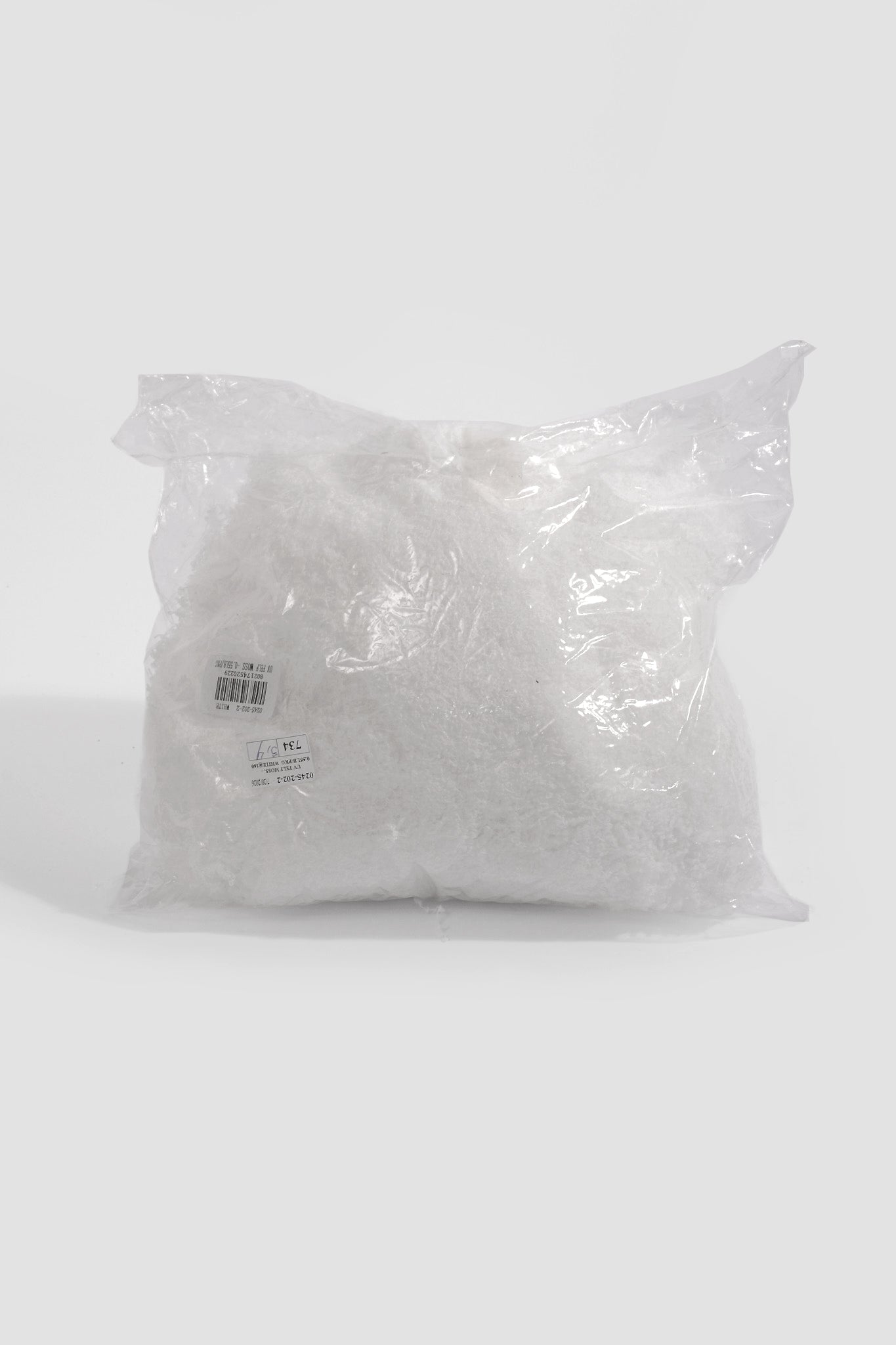 UV White Felt Moss - 0.55Lb/Pkg