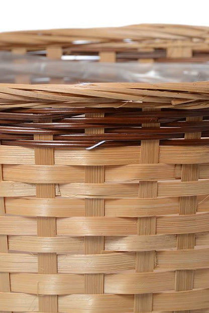 12" X 11" Bamboo Planter Natural