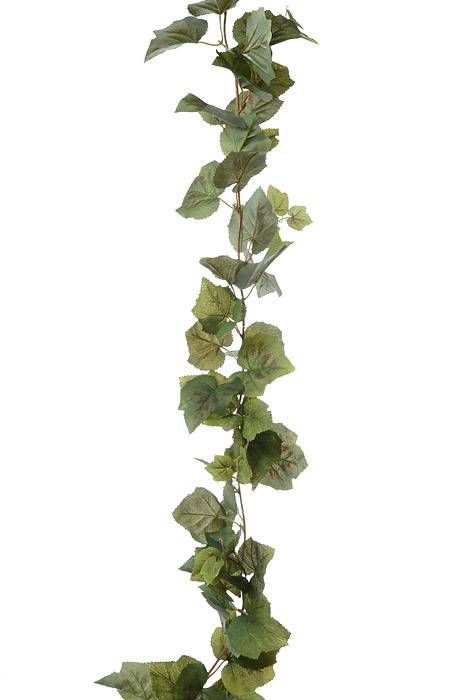 6ft Grape Leaf Garland Green