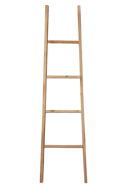 60" Wood Ladder Natural