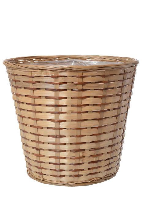 12" X 11" Bamboo Planter Natural