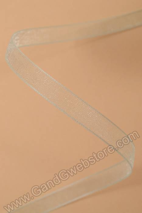 Organdy Ribbon Aqua