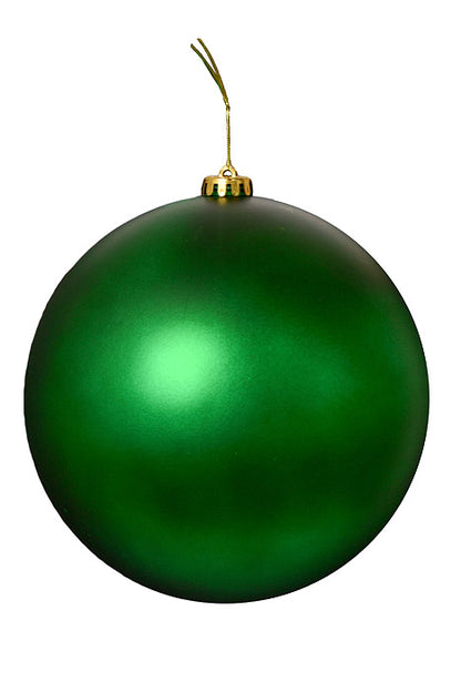 200Mm Matte Plastic Ball Ornament Green