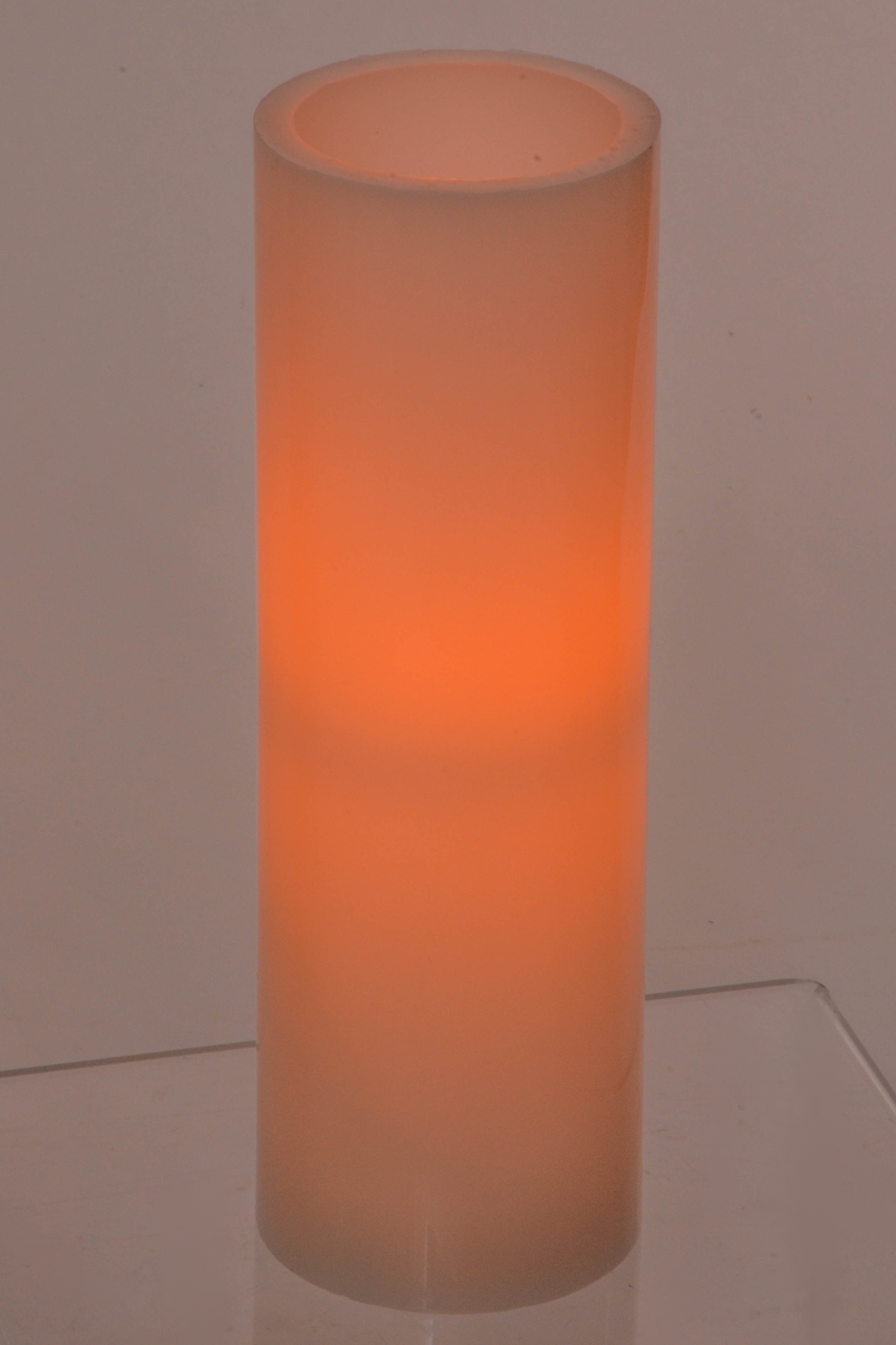 3" X 9" Flameless Candle White