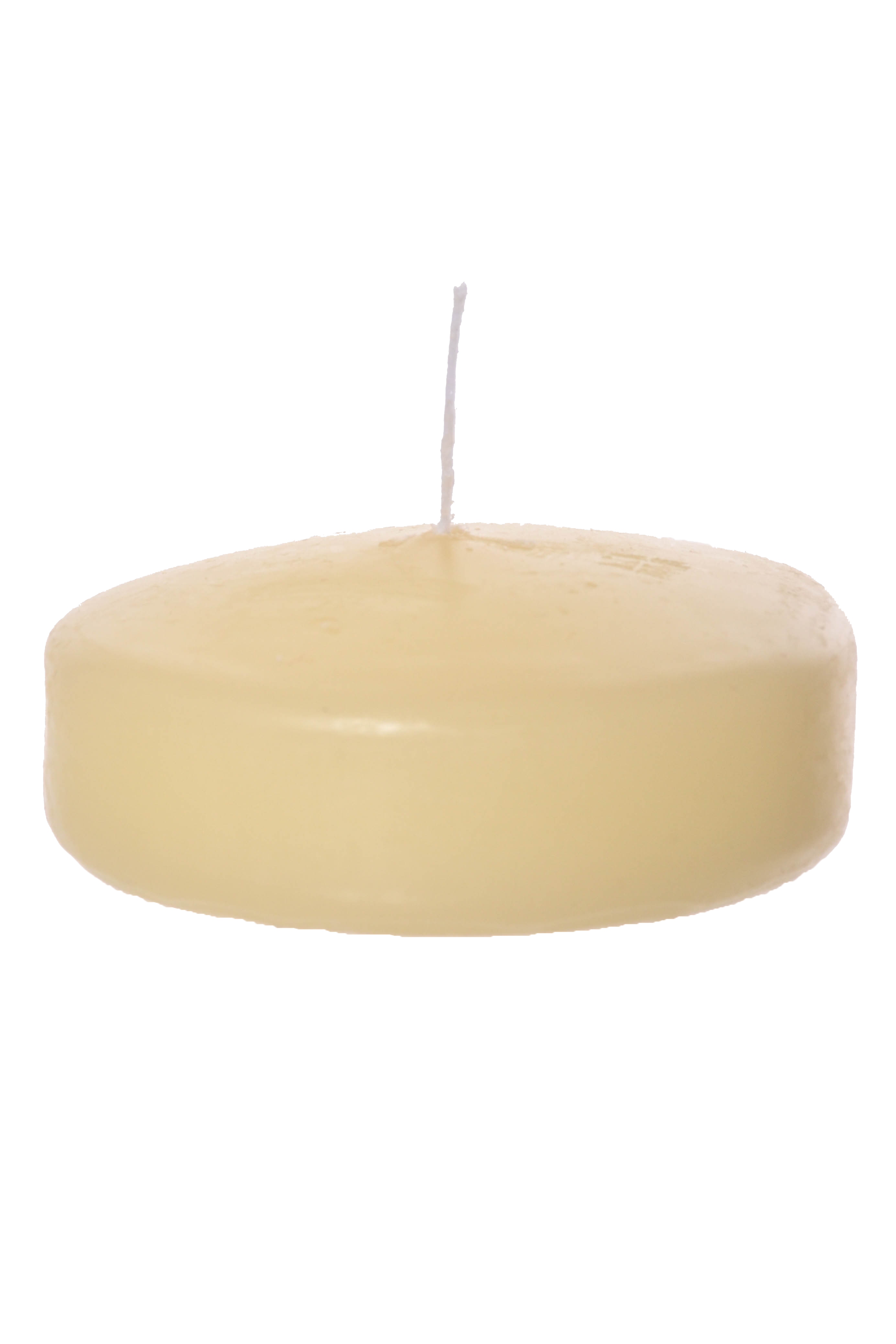3" Floating Candle Disc Ivory