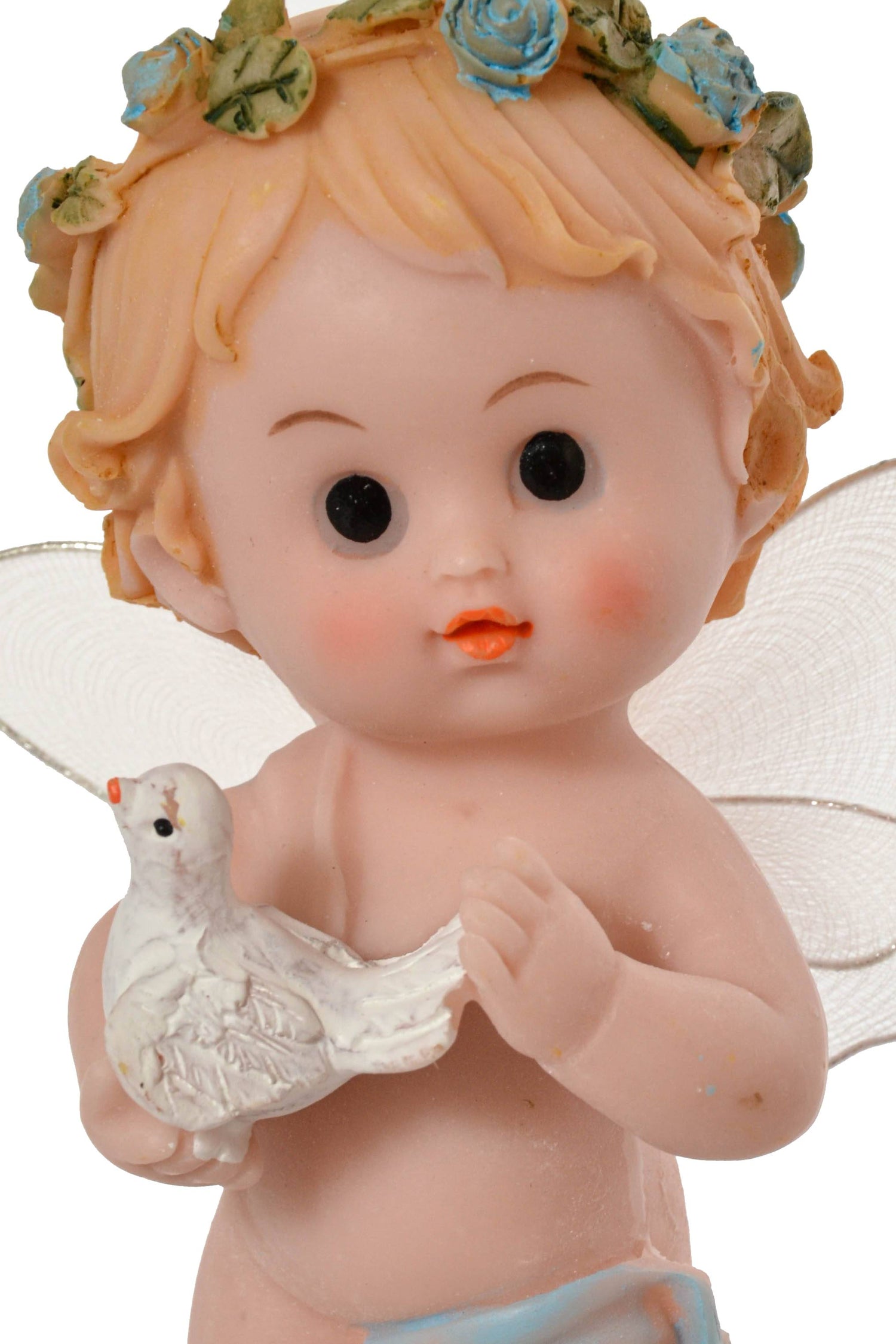 6" Fairy W/Ring &amp; Clouds Boy Light Blue