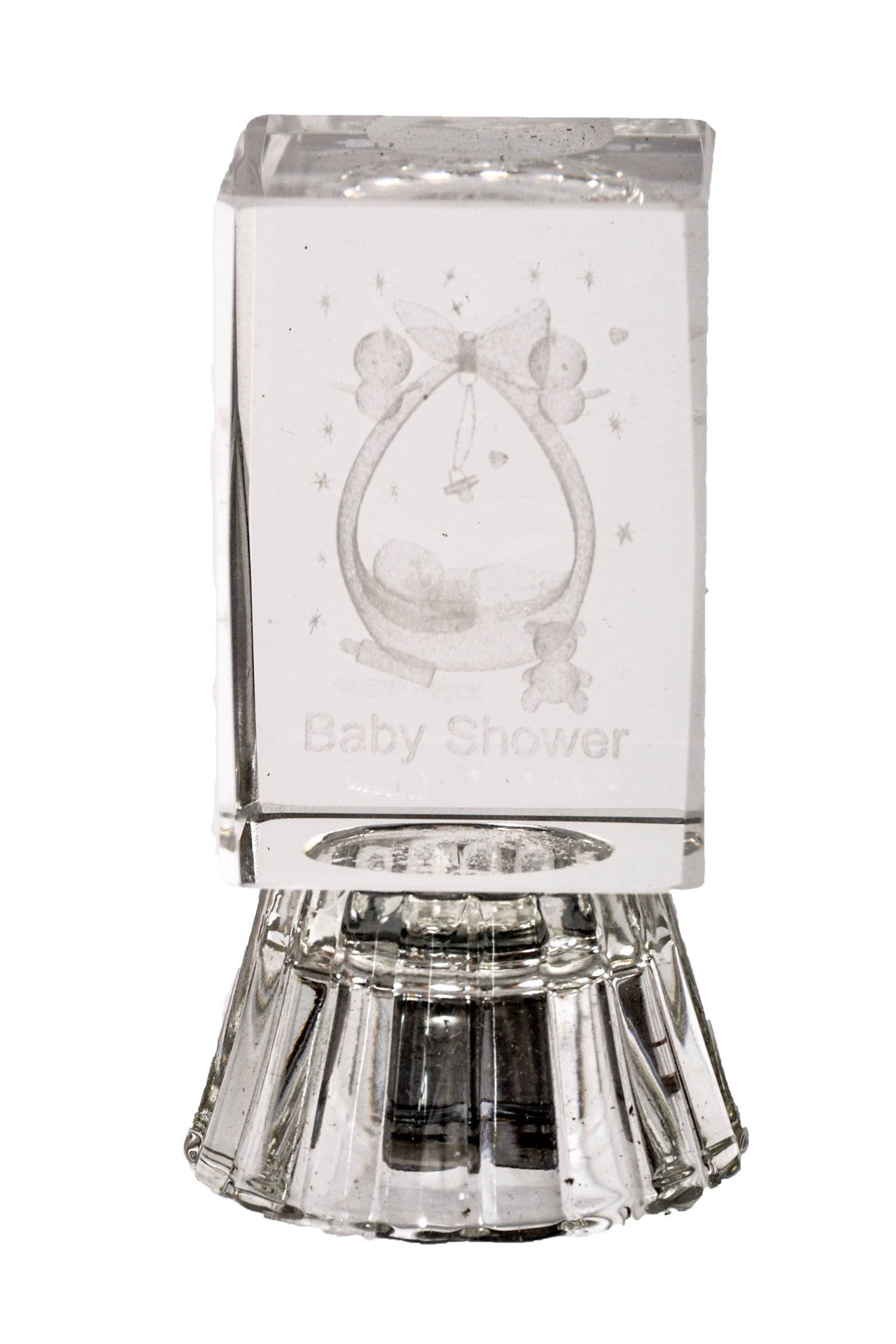 1.75 X 1.125" Rectangular Baby Shower Crystal