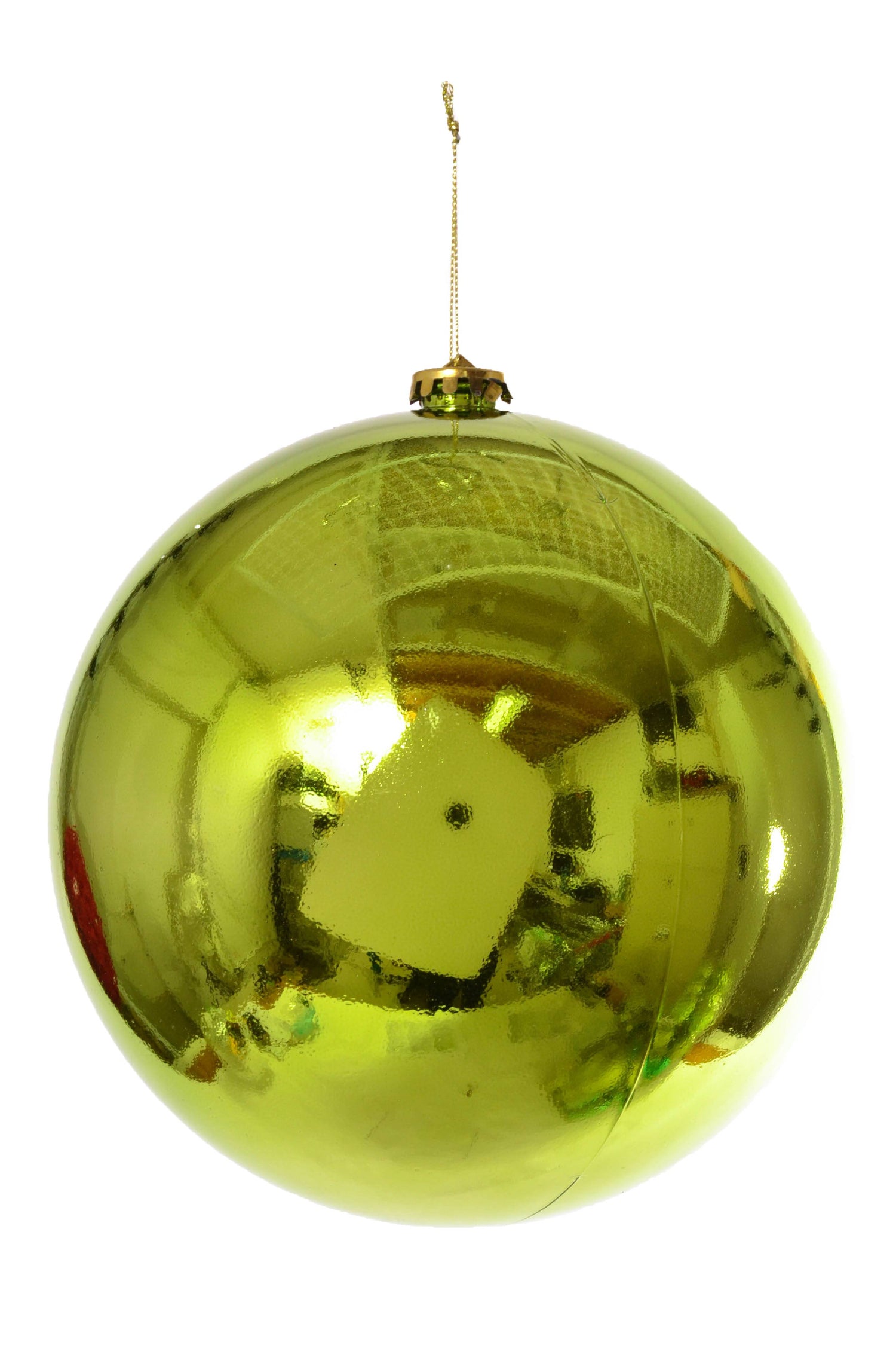 200mm Shiny Plastic Ball Apple Green