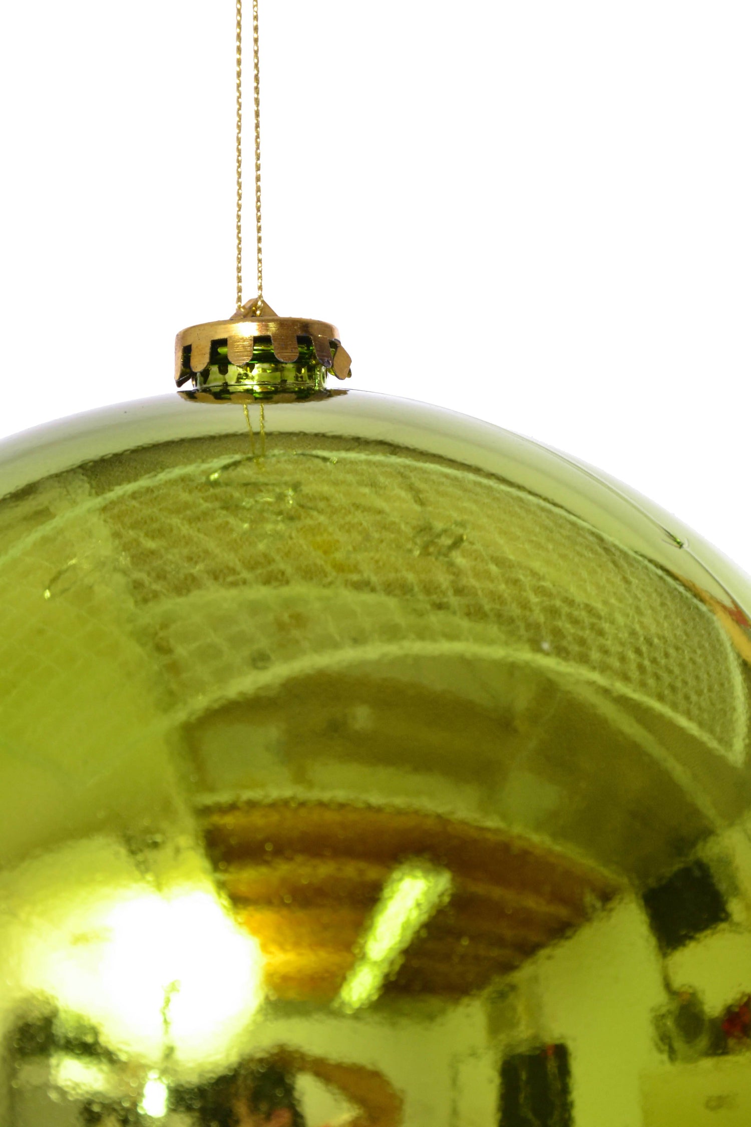 200mm Shiny Plastic Ball Apple Green