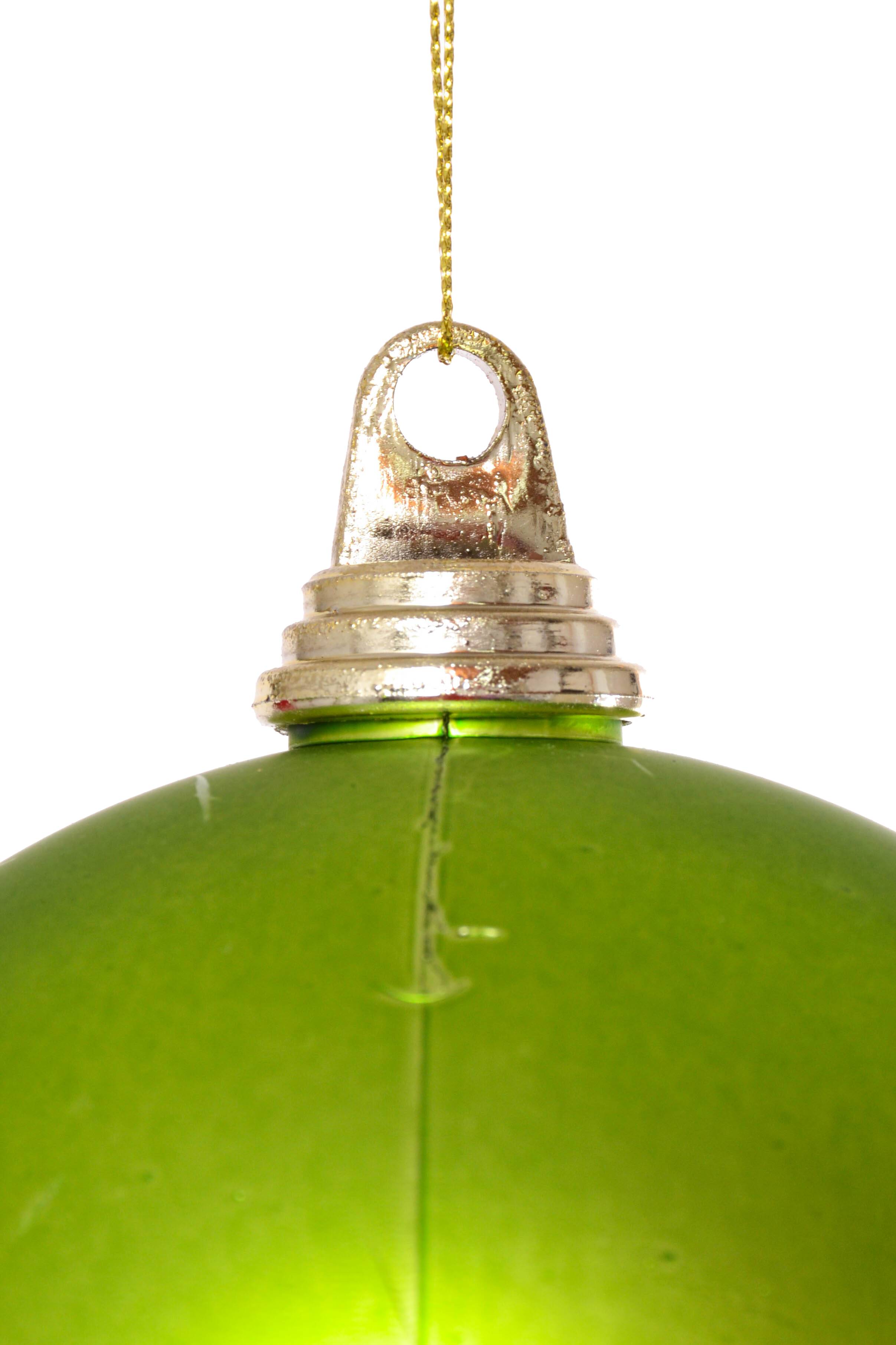 150mm Matte Plastic Ball Apple Green