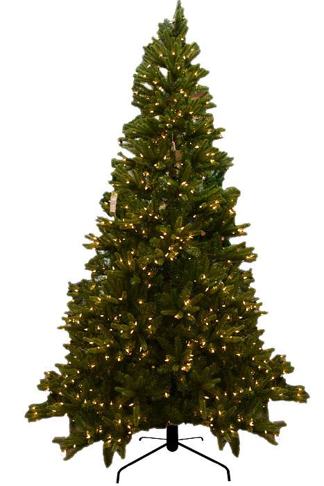 9" X 58" Tree w/800 Clear Lights Green