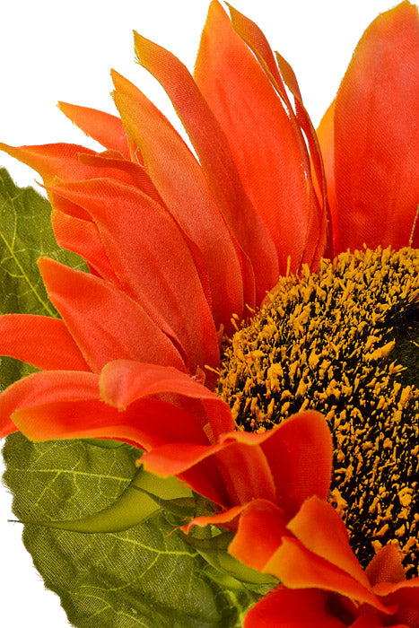 33" Silk Single Sunflower Orange