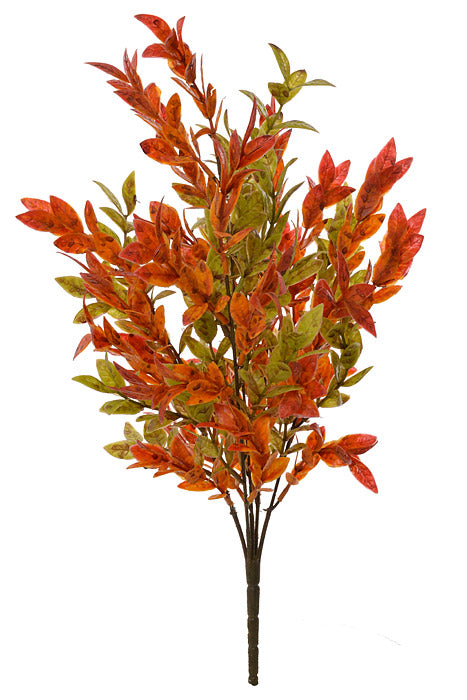 20&quot; Plastic Ruscus Bush
