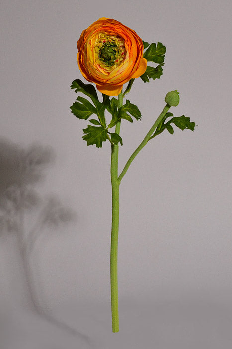 13&quot; Silk Ranunculus Spray Orange