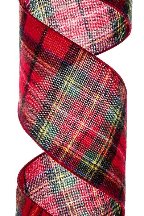 4" X 10y Wired Flannel Plaid