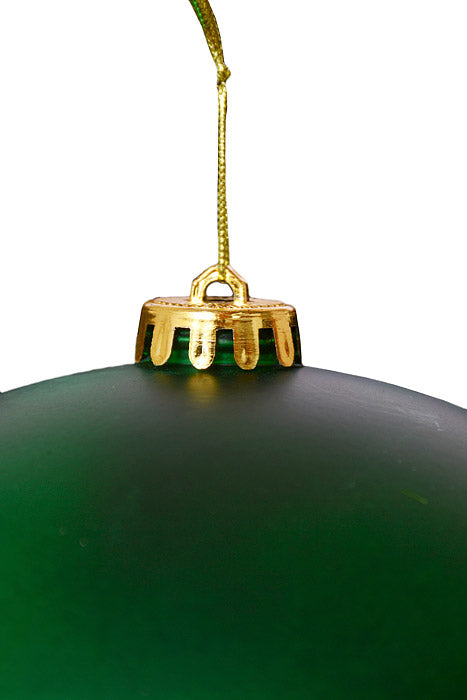200Mm Matte Plastic Ball Ornament Green