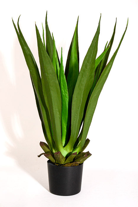 33" Artificial Agave Plant Green Tow-Tones
