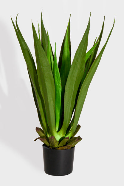 33" Artificial Agave Plant Green Tow-Tones