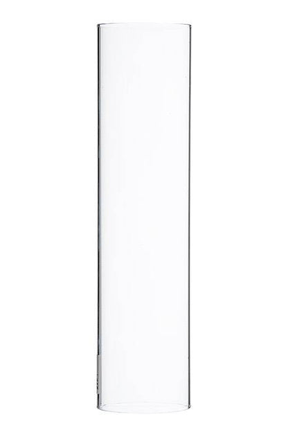 3" X 12" Glass Chimney Clear (Open Both Ends)