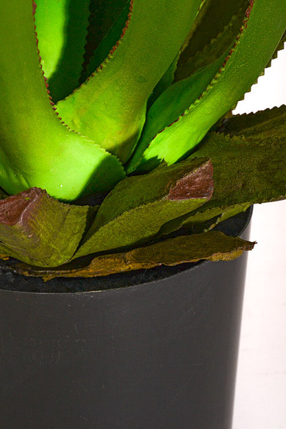 33" Artificial Agave Plant Green Tow-Tones