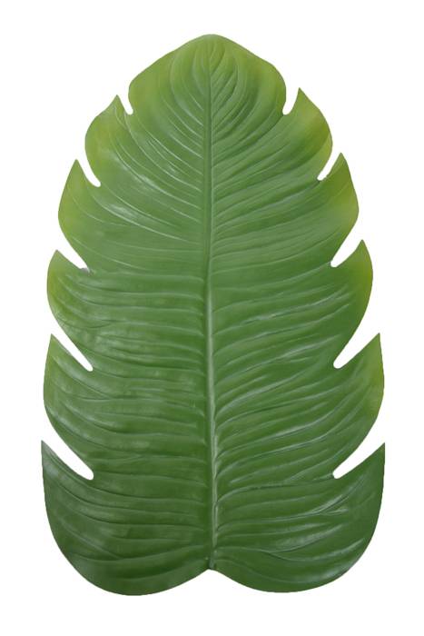 30" Monster Leaf Table Runner Green