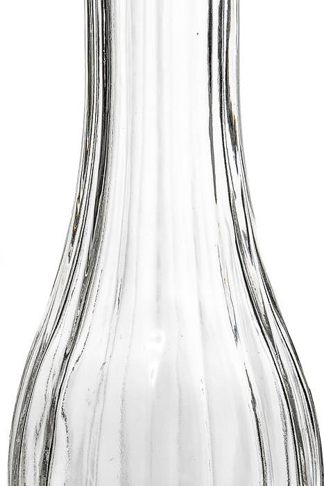 8.5" Swirl Bud Vase Clear