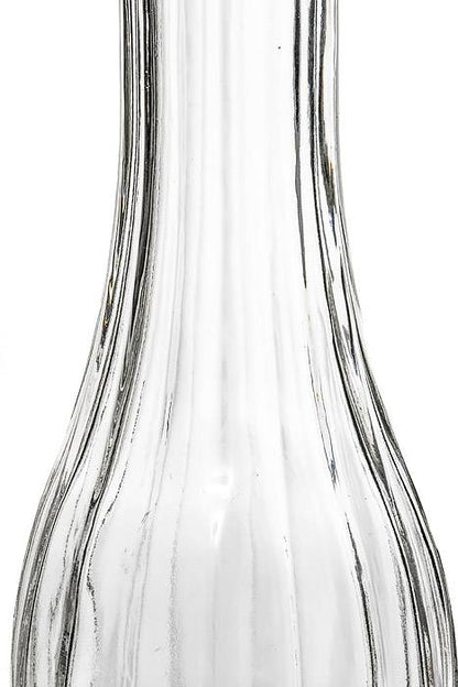 8.5" Swirl Bud Vase Clear