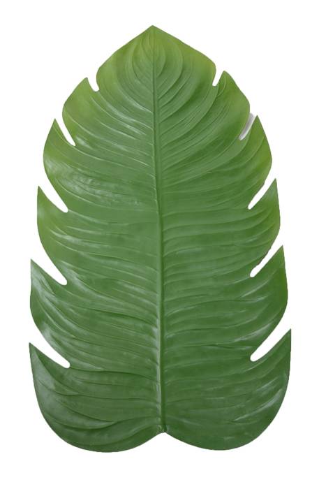30" Monster Leaf Table Runner Green