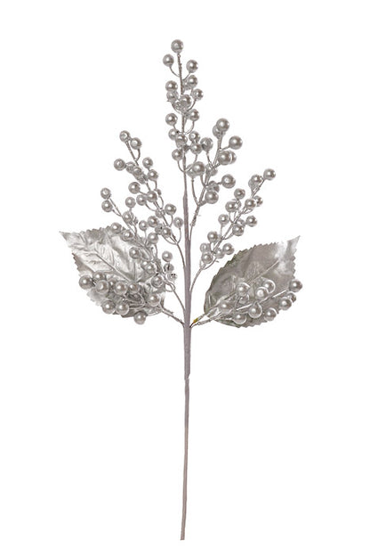 24.5" Berry Spray Silver