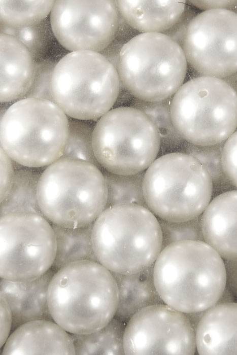 20mm Abs Pearls White Pkg(500g)