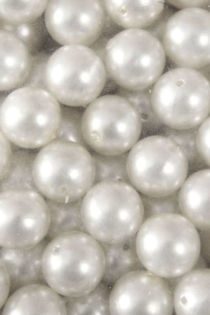 20mm Abs Pearls White Pkg(500g)