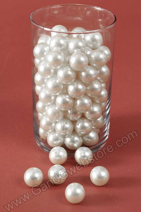 20mm Abs Pearls White Pkg(500g)