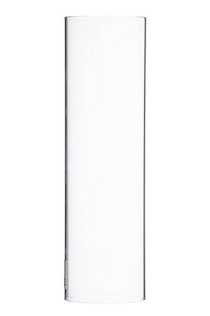 3.5" X 12" Glass Chimney Clear (Open Both Ends)