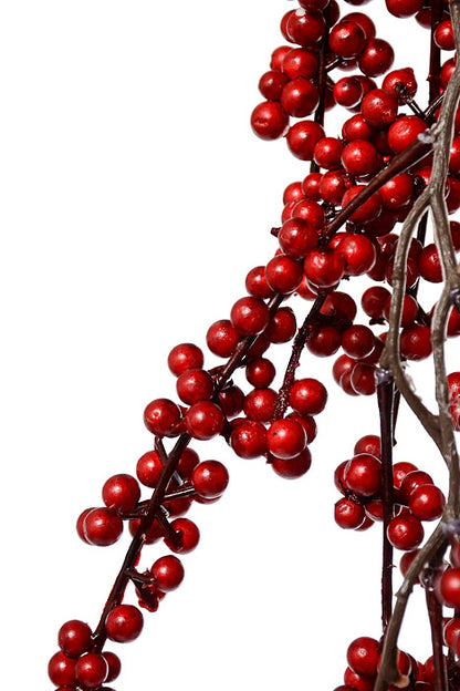 48" Berry Garland Red