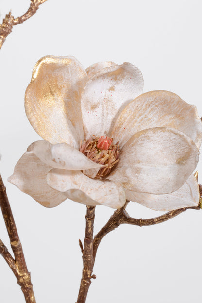 33" Magnolia Spray White