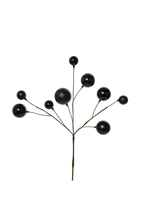 24" Pick Shiny Matte Ornament Black