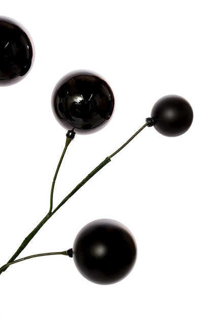 24" Pick Shiny Matte Ornament Black