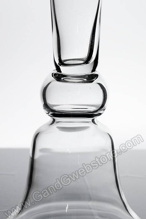 10" X 10.25" X 39.5" Glass Vase Clear