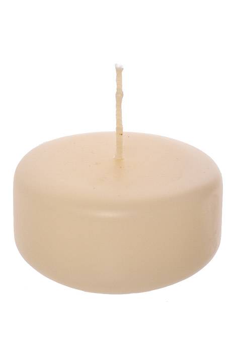 1.75" Floating Candle Disc Ivory Pkg/72