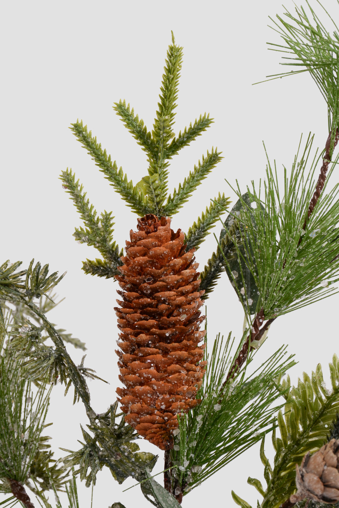 20" Mixed Pine Pinecone Green