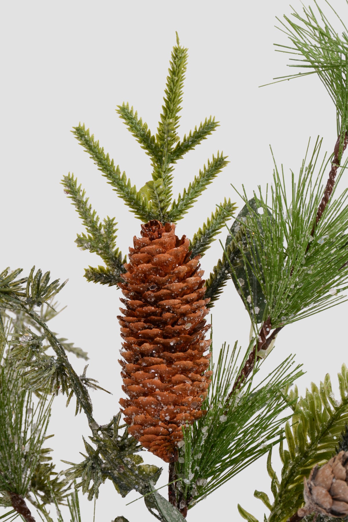 20" Mixed Pine Pinecone Green