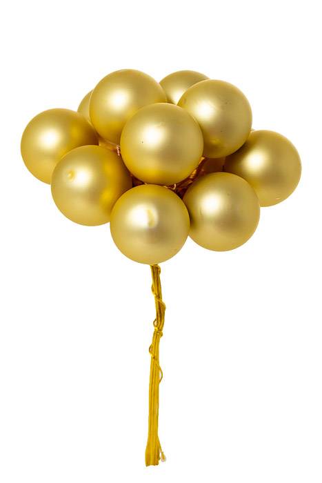 20mm Matt Glass Ball Gold Pkg/144