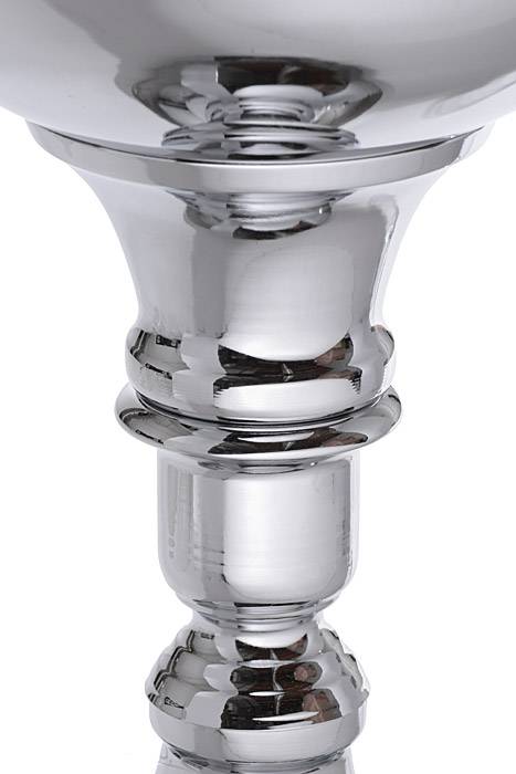 12.50" X 15.75" Metal Bouquet Stand Silver