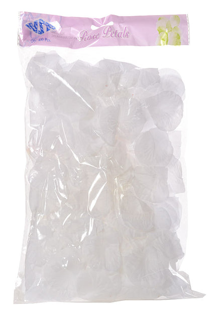 Silk Rose Petals White Pkg/400