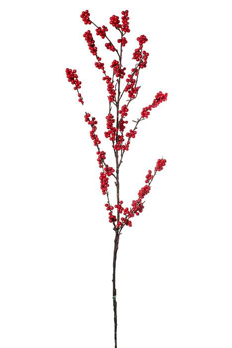48&quot;  Winter Berry Cluster Spray Red