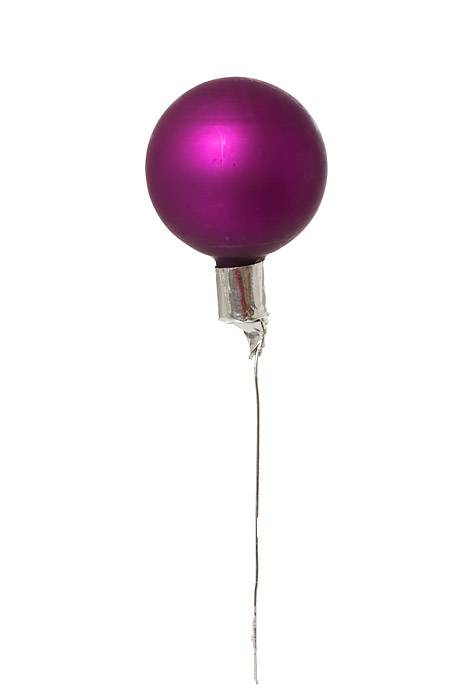 50mm Matte Glass Ball Purple Pkg/24