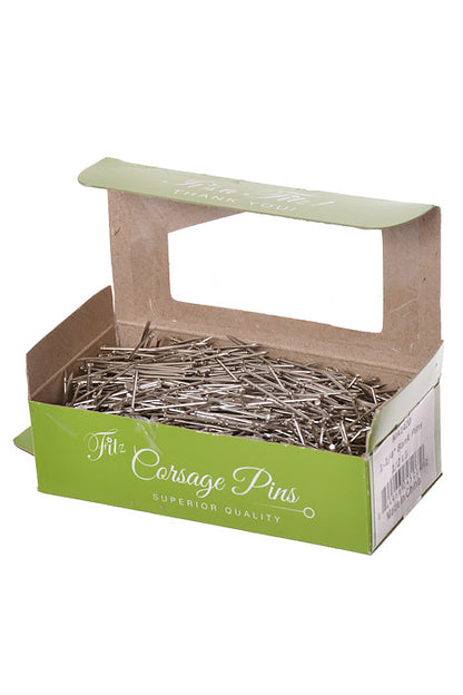 1-1/4&quot; Steel Bank Pins Silver 1/2Lb